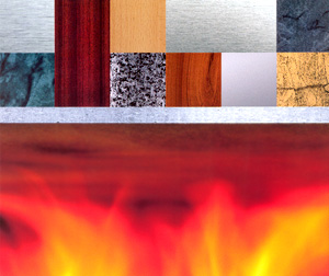 KERA-BOARD® Protect ... die dekorative Brandschutzplatte - Baustoffklasse A2 im Verbund